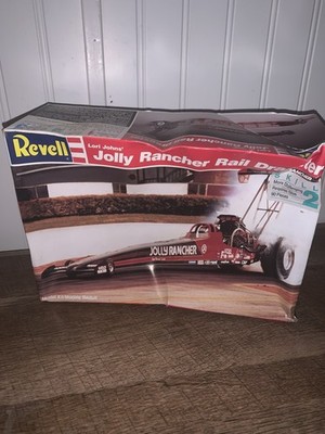 Revell Lori Johns' Jolly Rancher Rail Dragster #7496 New Open Box Sealed Parts