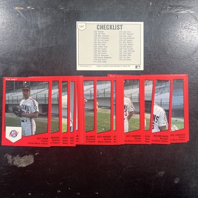 1989 ProCards Minor League Team Set - Canton-Akron INDIANS