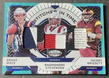 2024 Certified Maye/Stevenson/Brissett Stitches In Time SN:01/15