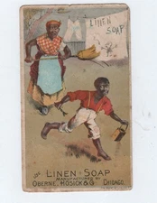 Oberne. Hosick And Co. Linen Soap Victorian Trading Card