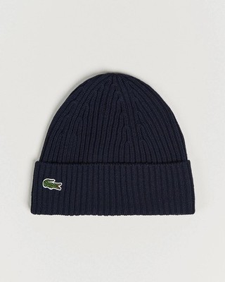Brand New Lacoste Navy Beanie
