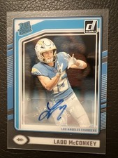2024 Panini Clearly Donruss - Rated Rookie Ladd McConkey #68 Autographs (AU, RC)