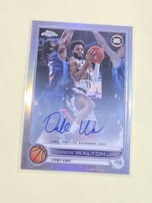 2022-23 Topps Chrome NBL Nm  Derrick Walton Jr. #83 Refract Autographs (AU, RC)
