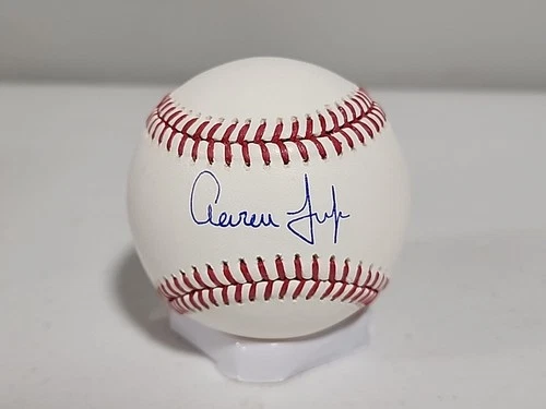Aaron Judge Signed Autographed OMLB Baseball N.Y Yankees Steiner COA