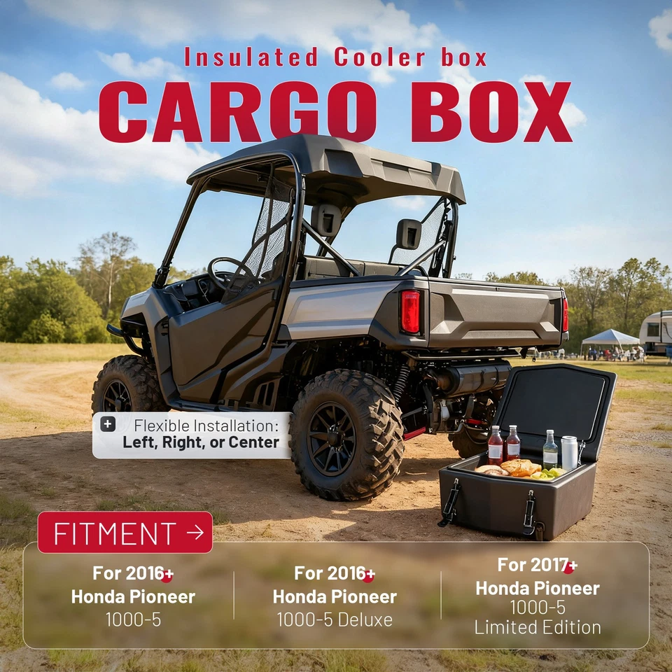 Cargo Box / Insulated Cooler Box For Talon 1000R 1000X-4 2019+ Teryx KRX 1000 - Image 2 of 4