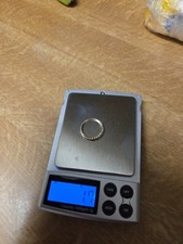 Beautiful 9ct Gold Diamond Criss Cross Half Eternity Ring