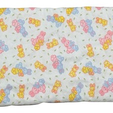 VTG Padded Baby Changing Matt / Pad Patel Bunny Print 11x23 90s Cottage Core