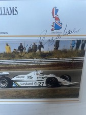 RARA FOTO FIRMATA WILLIAMS FW07 CLAY REGAZZONI WILLIAMS 1979 -1982 RARA FIRMATA 