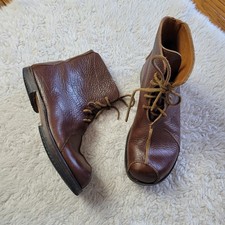 CYDWOQ Artisan Handmade Leather Boots Women's 37.5 / US 7.5 Brown