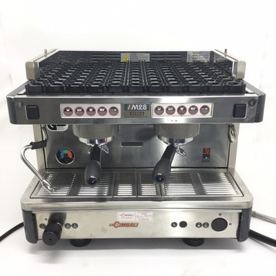 LA CIMBALI SILVER M28 SELECTRON 2 GROUPS - PROFESSIONAL BAR COFFEE MACHINE