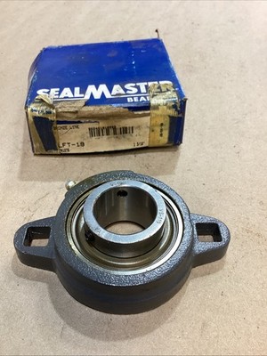 SEALMASTER LFT-19, 1-3/16''  2-Bolt Flange Bearing 701278 * NEW *