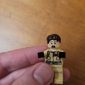 LEGO Ghostbusters Dr. Raymond Stantz Minifigure - gb003 - Set 21108 - WRONG HEAD