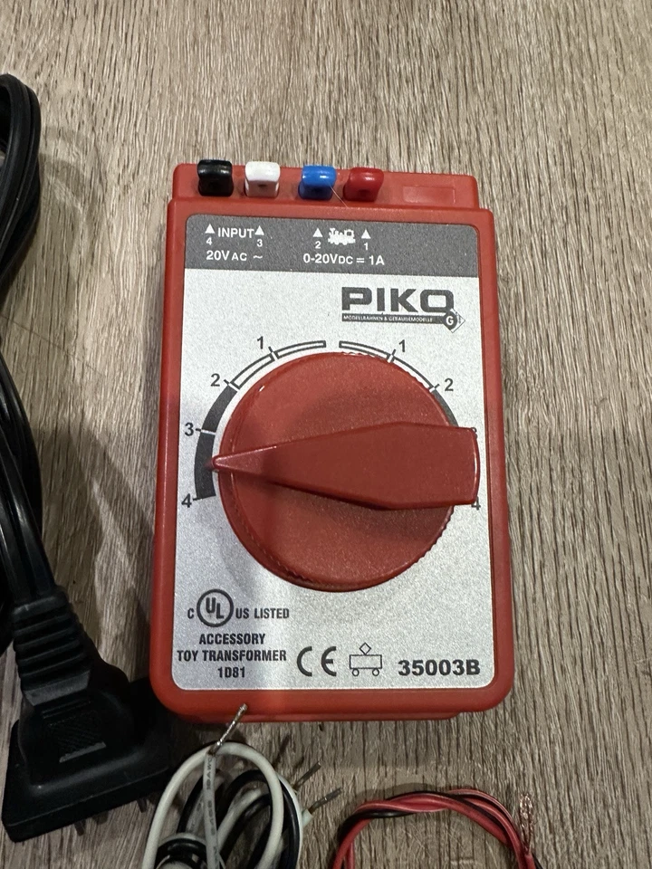 PIKO 35003 B TRANSFORMER, SPEED CONTROLLER, AND CONNECTING/HOOK UP WIRE - Image 3 of 4