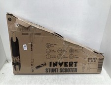 Xootz Invert Stunt Scooter Kids Teens Freestyle Scooter 360° Spin Black White 