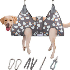 ATESON Dog Grooming Hammock for Medium/Large Dogs with Nail Clippers/Nail Trimme