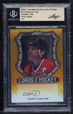 2016-17 Leaf Metal Lords of Hockey 1/1 Chris Chelios #LH-CC1 HOF k4s