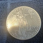 Saint Gaudens One Troy Oz .999 Silver UNC Round Wreath.