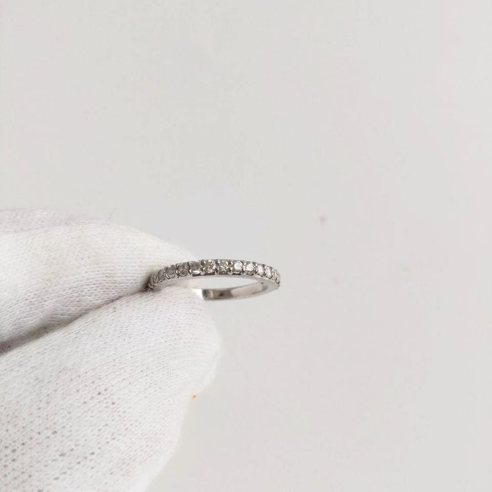 Ponte Vecchio K18WG Diamond Half Eternity Ring 0.35ct white gold size8 - Image 3 of 4