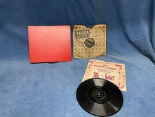 Lot of 12 - 78 RPM 10 inch records in vintage carrier  3 Bonus Records