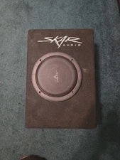 USED SKAR AUDIO EVL-1X65D4-V-LP 6.5" 400W LOW-PROFILE PORTED SUB ENCLOSURE