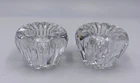 Vintage Set of Waterford Crystal 2” Carina Tapered Candle Holders