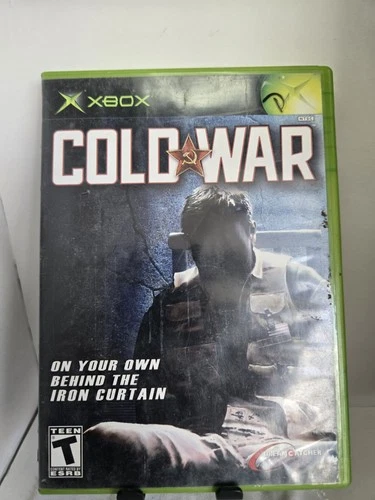 Cold War Xbox 2005 Disc & Case DreamCatcher Stealth Action Tested Scratches...