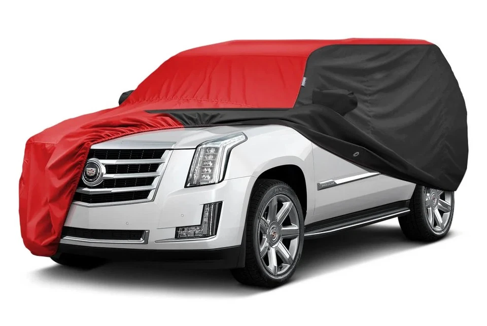 For Chevy Blazer 95-05 Car Cover WeatherShield HP Two-Tone Red Custom Car Cover Foto 2 de 4