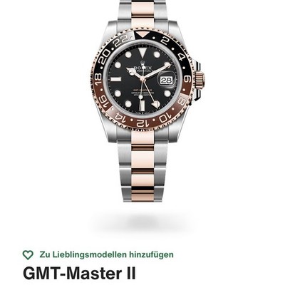 1 Glied Neu Rolex GMT Master 2 Stahl/ Rosé Gold Everose Rotgold