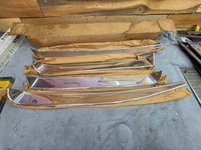 Nos 1955 1956 1957 Chevrolet 2dr Sedan Stainless Chrome Window Vent Shades Nos 1955 1956 1957 Chevrolet 2dr Sedan Stainless Chrome Window Vent Shades