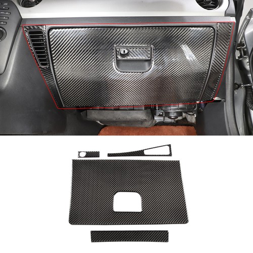 Carbon Fiber Interior Glove Box Stripe Cover Trim For Mazda 3 Axela 2010-2013 Carbon Fiber Interior Glove Box Stripe Cover Trim For Mazda 3 Axela 2010-2013