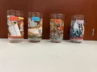 Vintage Star Wars Glasses Return Of The Jedi 1983 Burger King Coca Cola Set Of 4