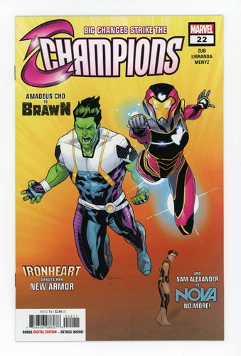 Champions #22 Marvel Comics 2018 1st Brawn R.B. Silva Cover A NM+