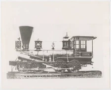 Ironton Railroad Locomotive No. 977 Railway OLD PHOTO