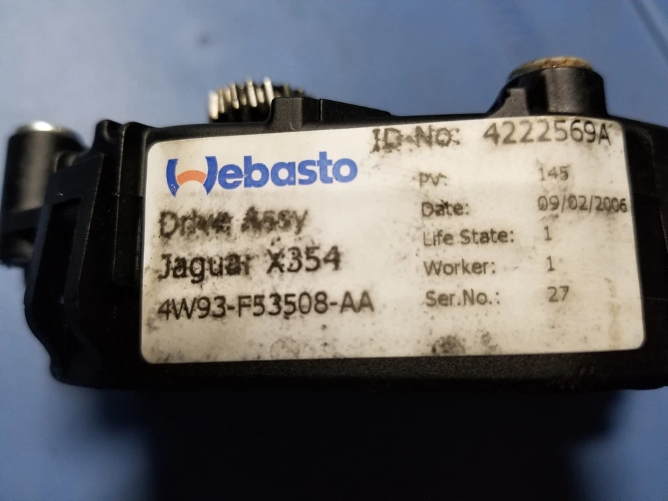 Jaguar XJ8 2006 2007 2008 2009 SUPER V8 VANDEN PLAS TECHO CORREDIZO MOTOR 4W93F53508AA Foto 3 de 3