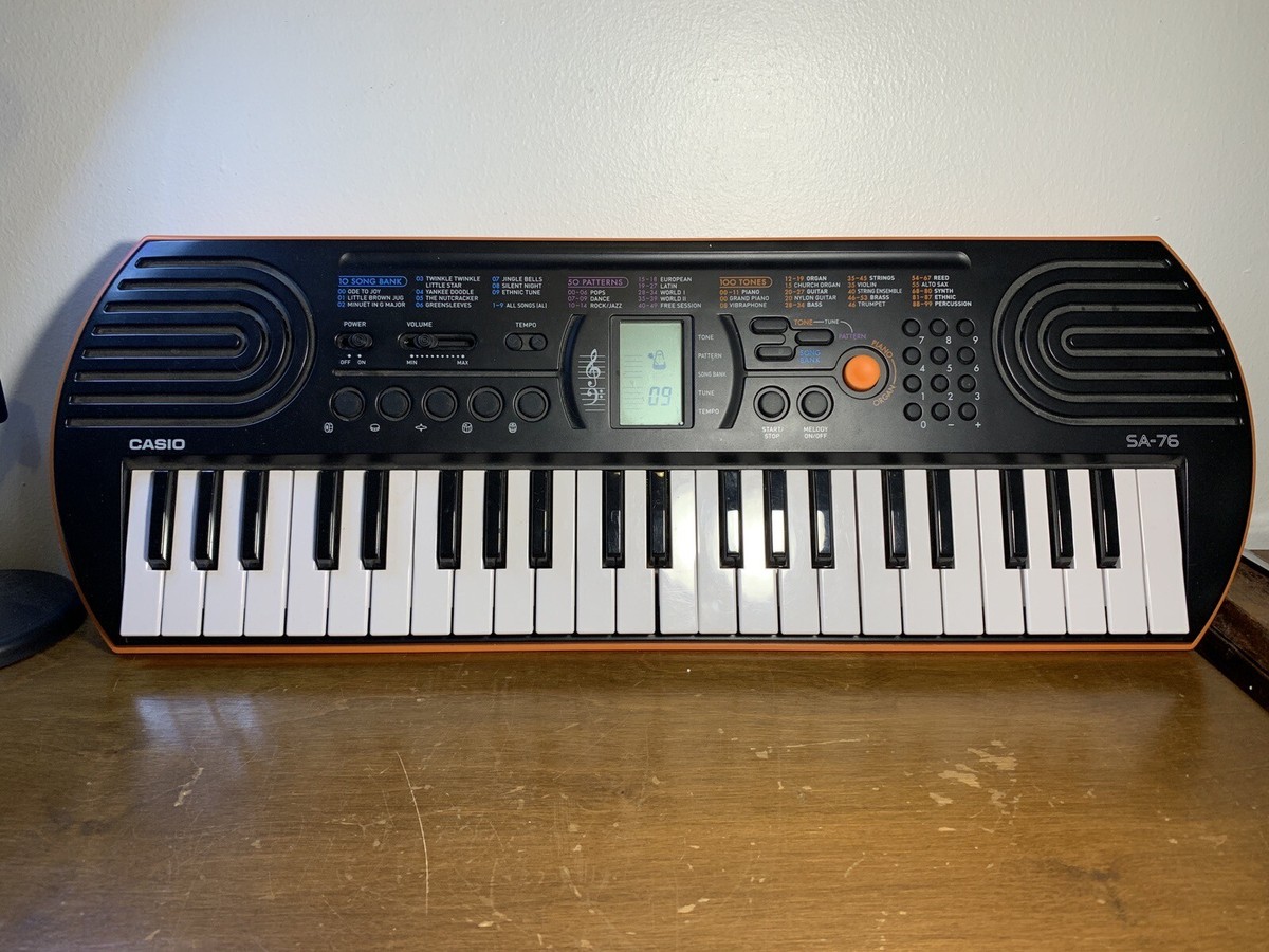 鍵盤楽器 CASIO SA-76 Amazon.com: Casio SA-76 44-Key Mini Personal Keyboard