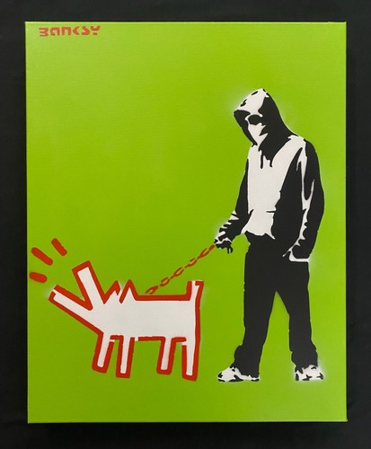 Banksy Rare Large Dismaland Painting 2015 with paperwork