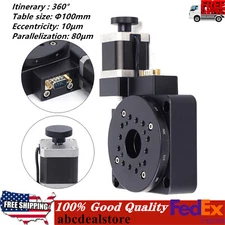 Motorized Rotation Stage Optical Rotary Table Electric Rotation Diameter 100mm