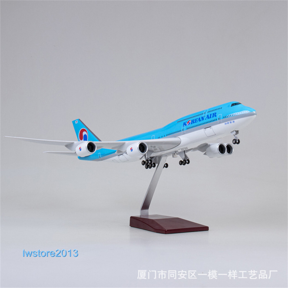 1:160 Korean Air 747 Airlines Passenger Airplane Aircraft Model NO