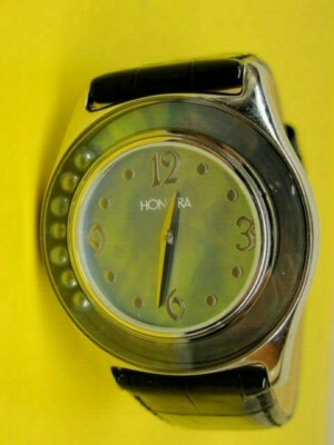 Honora Mother of Pearl Floating Black Pearls Watch Analog  display picture 3
