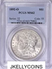 1892-O Morgan Dollar, PCGS MS62