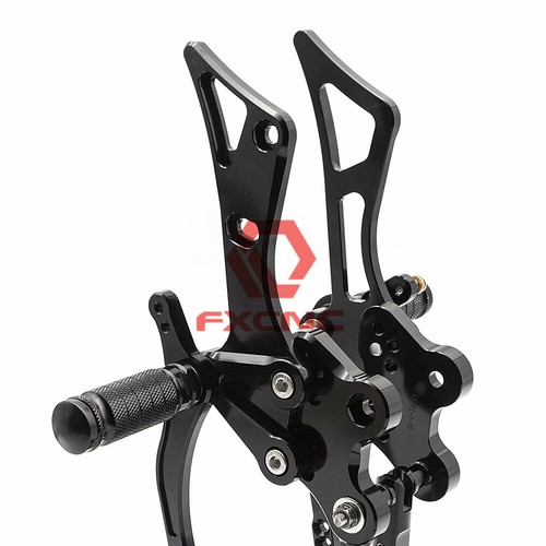 Reposapiés delanteros CNC juegos traseros estribo pedal ajuste FZ1 FZ8 2001-2005 2002 2003 2005 - Imagen 9 de 10