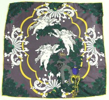 New Kinloch Milano Hand Made 100 Silk Multi Color Print Pocket Square