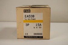 Fuji EA53B 15A amp circuit breaker 3P 550V