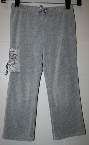Old Navy Girl's Sweatpants Velour Gray Size 5T - Picture 2 of 6