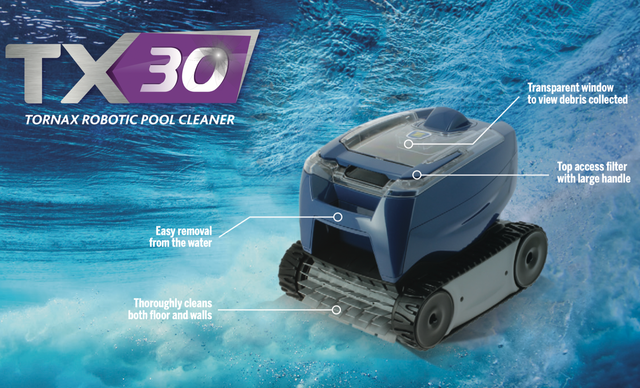 zodiac tornax tx30 robotic pool cleaner