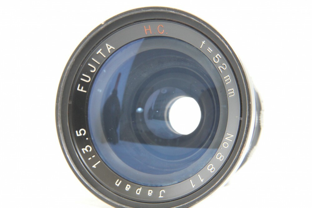 希少　FUJITA 52mm f/3.5 US Govt. silver RARE Exc++ Fujita HC 52mm F/3.5 F 3.5 Wide Lens for FUJITA 6x6