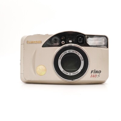 Samsung Fino 140s 35mm Film Point Click Camera Fully Working CAM-6557  UK