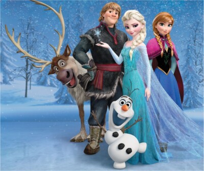 Vlies Fototapete Tapete Poster Frozen Eiskönigin Elsa Anna + KLEISTER T12