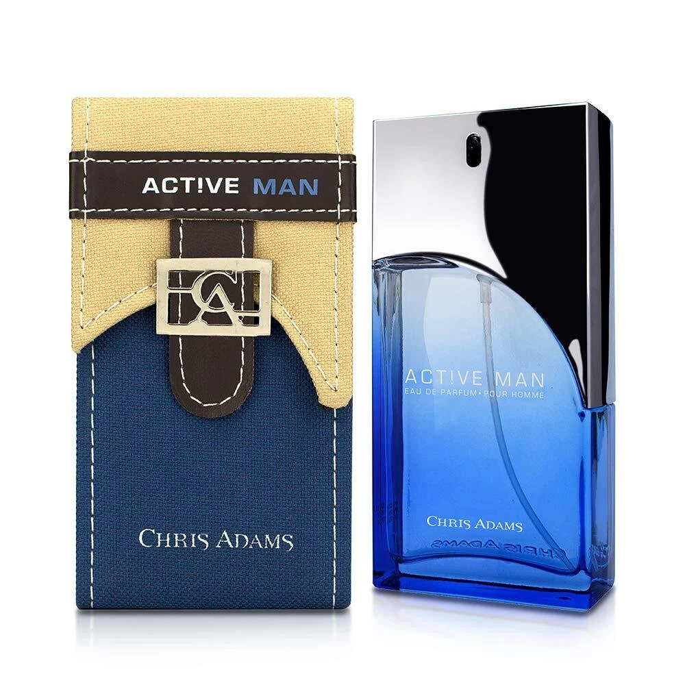 Chris Adams Active Man Eau de Parfum 100 ml For Men FREE SHIPPING
