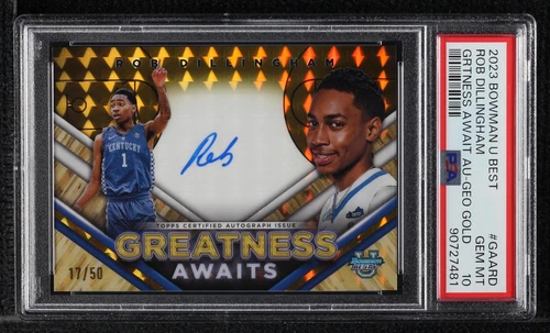 2023-24 Bowman University Best - Robert Dillingham #GAA-RD